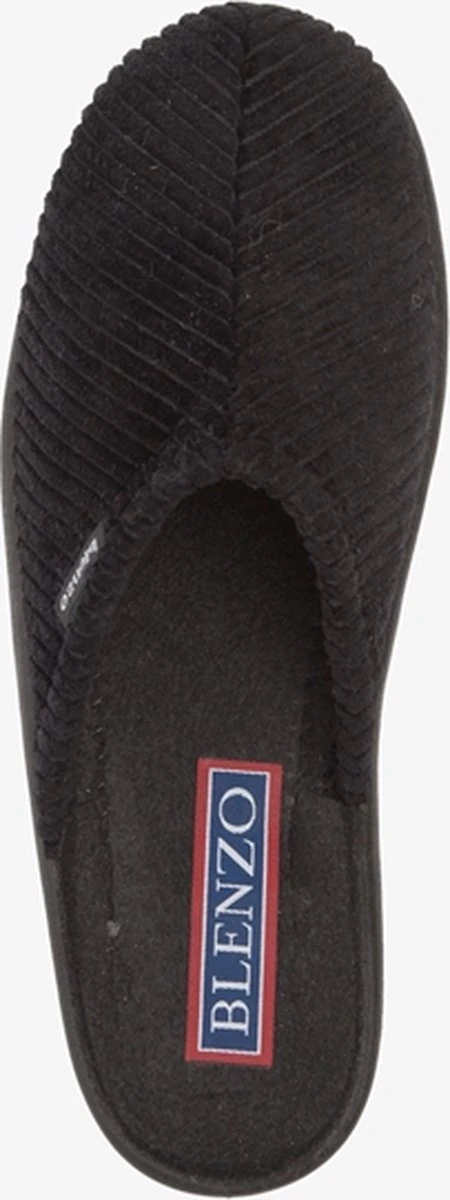 Blenzo Heren Pantoffels - Zwart - Maat 43 - Sloffen 7 Blenzo Heren Pantoffels - Zwart - Maat 43 - Sloffen - Afbeelding 5
