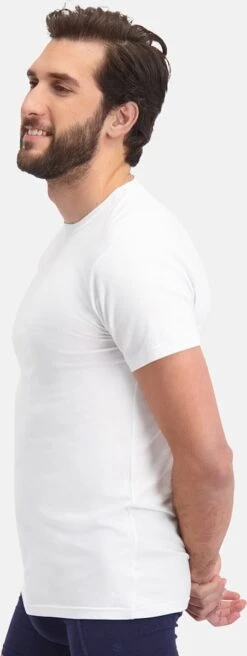 Bamboo Basics - 2-Pack Heren Bamboe T-shirts Ronde Hals Ruben – Extra Lang – Wit - L 9 Bamboo Basics - 2-Pack Heren Bamboe T-shirts Ronde Hals Ruben – Extra Lang – Wit - L -Casio Verkoop 452x1200 12