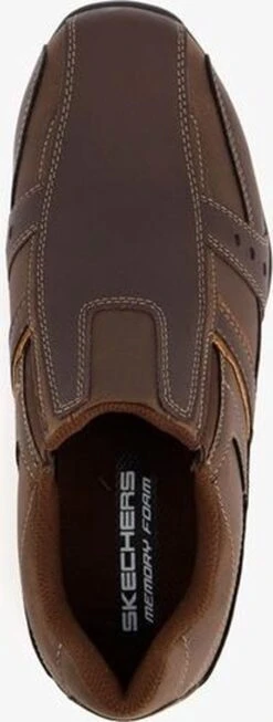 Skechers Marter Kool Digz Leren Heren Instappers - Bruin - Maat 43 - Extra Comfort - Memory Foam -Casio Verkoop 454x1200 2