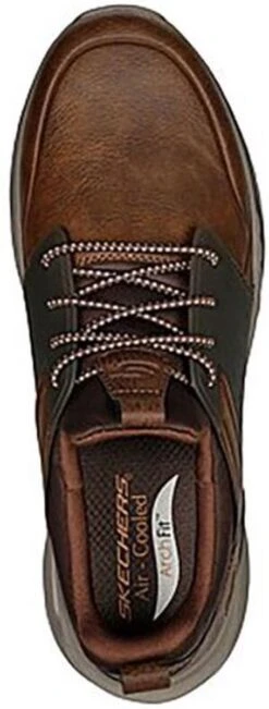 Skechers Arch Fit Orvan Sneaker - Mannen - Bruin/Cognac - Maat 43 -Casio Verkoop 455x1200 5