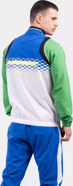 Lacoste Sport X Medvedev Trainingspak Senior Blue/White/Green -Casio Verkoop 472x1200 2