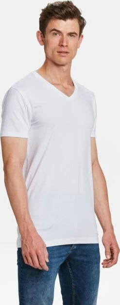 WE Fashion Heren Tall Fit T-shirt Van Biologisch Katoen, 2-pack - Maat XL -Casio Verkoop 474x1200 9