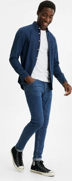 WE Fashion Heren Skinny Fit Comfort Stretch Jeans - Maat W32 X L34 -Casio Verkoop 478x1200 10