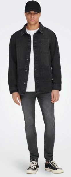 ONLY & SONS ONSLOOM GREY 4325 JEANS VD Heren Jeans - Maat W32 X L32 -Casio Verkoop 482x1200 6