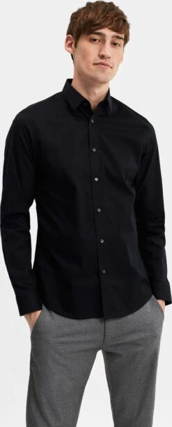 WE Fashion Heren Slim Fit Overhemd Met Stretch -Maat L -Casio Verkoop 483x1200 10