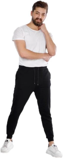 Merkloos Elit Sport Sportwear Joggingbroek Premium Quality-Heren-Zwart-L -Casio Verkoop 483x1200 11