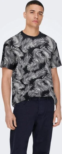 Perry Life Leaf AOP T-shirt Mannen - Maat M -Casio Verkoop 486x1200 4
