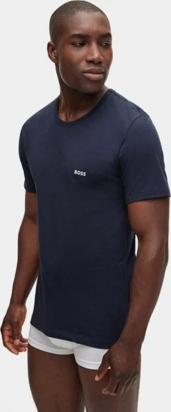 HUGO BOSS Classic T-shirts Regular Fit (3-pack) - Heren T-shirts O-hals - Blauw - Navy - Grijs - Maat: XXL -Casio Verkoop 499x1200 1