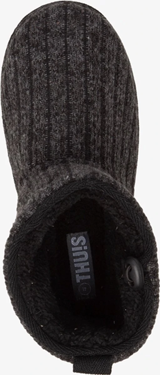Thu!s Heren Sloffen - Zwart - Maat 43 - Pantoffels 5 Thu!s Heren Sloffen - Zwart - Maat 43 - Pantoffels - Afbeelding 3