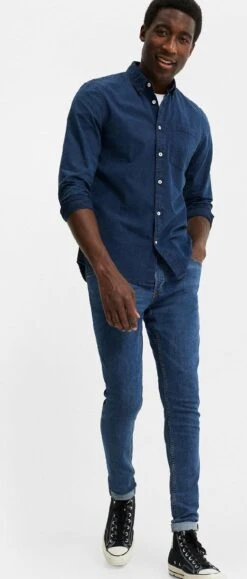 WE Fashion Heren Skinny Fit Comfort Stretch Jeans - Maat W32 X L34 -Casio Verkoop 512x1200 5