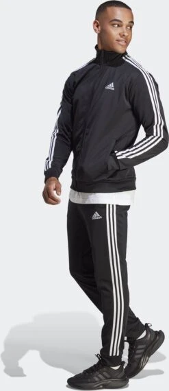 Adidas Sportswear Basic 3-Stripes Tricot Trainingspak - Heren - Zwart - XL -Casio Verkoop 520x1200