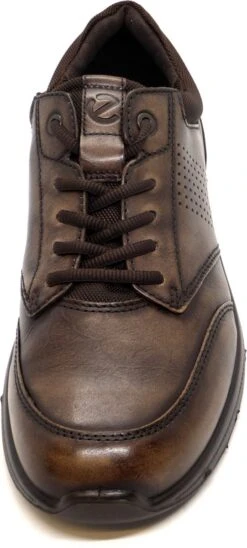 ECCO Irving Leren Heren Veterschoenen - Bruin - Maat 42 - Uitneembare Zool -Casio Verkoop 541x1200