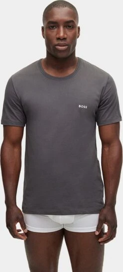 HUGO BOSS Classic T-shirts Regular Fit (3-pack) - Heren T-shirts O-hals - Blauw - Navy - Grijs - Maat: XXL -Casio Verkoop 542x1200 1
