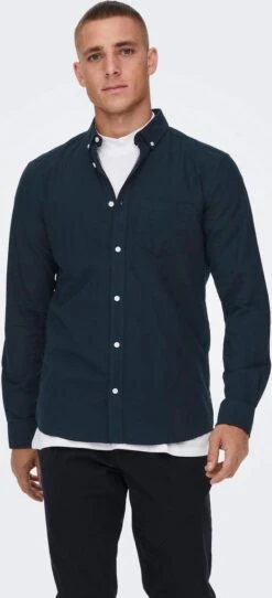 ONLY & SONS ONSALVARO LS OXFORD SHIRT Heren Overhemd - Maat XL -Casio Verkoop 547x1200 3