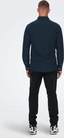 ONLY & SONS ONSALVARO LS OXFORD SHIRT Heren Overhemd - Maat XL -Casio Verkoop 562x1200