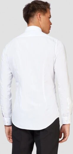 OppoSuits White Knight Shirt - Heren Overhemd - Casual Effen Gekleurd - Wit - Maat EU 43/44 -Casio Verkoop 569x1200