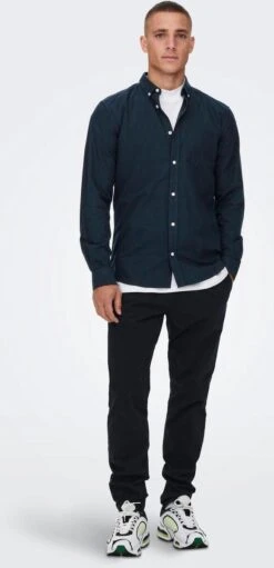ONLY & SONS ONSALVARO LS OXFORD SHIRT Heren Overhemd - Maat XL -Casio Verkoop 580x1200 2