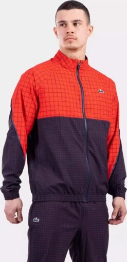 Lacoste Sport X Djokovic Trainingspak Senior Red/Navy -Casio Verkoop 580x1200