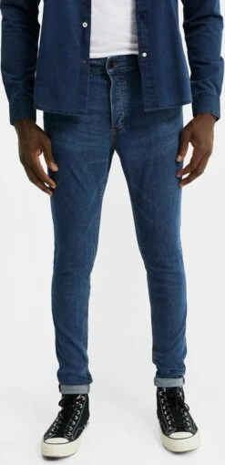 WE Fashion Heren Skinny Fit Comfort Stretch Jeans - Maat W32 X L34 -Casio Verkoop 581x1200 2
