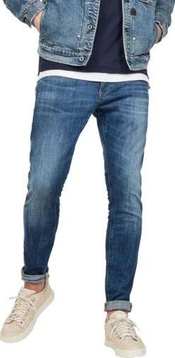 G-Star RAW Jeans Revend Skinny Medium Indigo Aged Mannen Maat - W30 X L32 -Casio Verkoop 587x1200 4