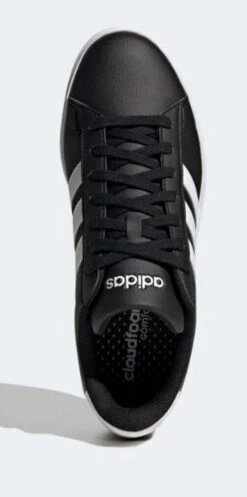 Adidas Sportswear Grand Court Cloudfoam Lifestyle Court Comfort Schoenen - Unisex - Zwart - 44 2/3