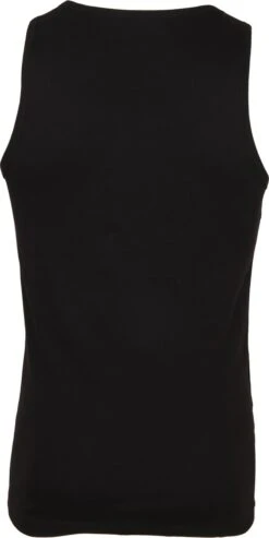 Garage 401 - Singlet Semi Bodyfit Ronde Hals Zwart M 100% Katoen 1x1 Rib -Casio Verkoop 601x1200