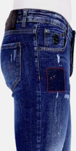 Exclusieve Spijkerbroek Heren Slim Fit - 1001- Blauw 22 Exclusieve Spijkerbroek Heren Slim Fit - 1001- Blauw -Casio Verkoop 609x1200 2