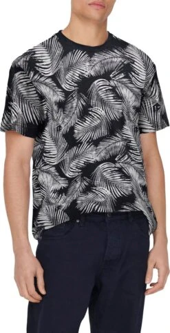 Perry Life Leaf AOP T-shirt Mannen - Maat M -Casio Verkoop 614x1200 1