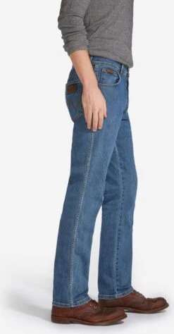 Wrangler Texas Medium Stretch Stonewash Heren Regular Fit Jeans - Lichtblauw - Maat 36/34 -Casio Verkoop 625x1200 6