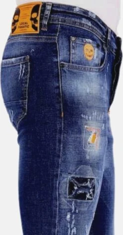 Exclusieve Broek Met Verfspatten Heren - 1006 - Blauw -Casio Verkoop 626x1200 3