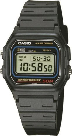 Casio Collection Men W-59-1VQES Herenhorloge 34 Mm - Zwart -Casio Verkoop 640x1200