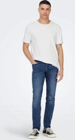 ONLY & SONS ONSLOOM MID. BLUE 4327 DNM JEANS VD Heren Jeans - Maat W32 X L32 -Casio Verkoop 641x1200 2