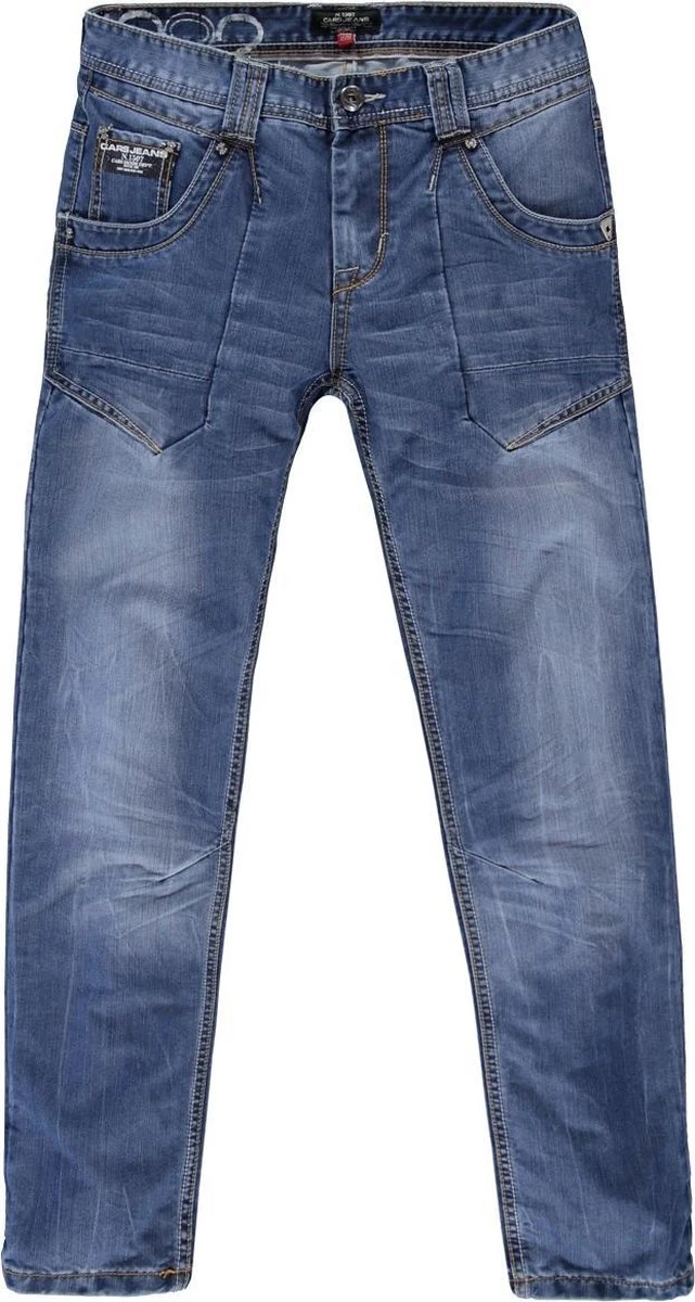 Cars Jeans Heren BEDFORD 601 Regular Comfort Stretch Stone Wash Used - Maat 36/32 3 Cars Jeans Heren BEDFORD 601 Regular Comfort Stretch Stone Wash Used - Maat 36/32