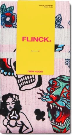 FLINCK Sportsokken - Jokers Ink - Maat 39-41 - Unisex - Heren Sokken - Dames Sokken - Naadloze Sokken - Crossfit Sokken - Hardloop Sokken - Fitness Sokken - Fietssokken -Casio Verkoop 643x1200 2