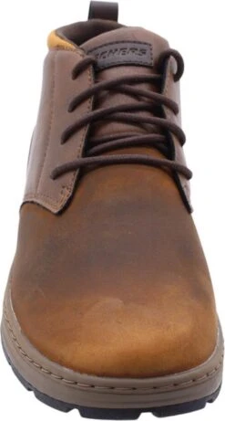 Skechers Evenston-Renli Heren Veterschoenen - Dark Brown - Maat 43 -Casio Verkoop 643x1200 5