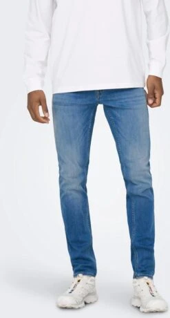 ONLY & SONS ONSLOOM SLIM LIGHT BLUE 4076 JEANS NOOS Heren Jeans - Maat W32 X L32 -Casio Verkoop 644x1200 8