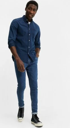 WE Fashion Heren Skinny Fit Comfort Stretch Jeans - Maat W32 X L34 -Casio Verkoop 658x1200