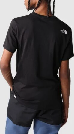 The North Face S/s Simple Dome Tee - Eu Outdoorshirt Heren - TNF Black -Casio Verkoop 659x1200 2
