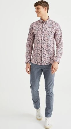 WE Fashion Heren Slim Fit Overhemd Met Dessin -Casio Verkoop 660x1200 5