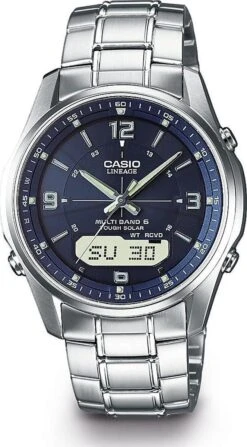 Casio Radio Controlled LCW-M100DSE-2AER Herenhorloge 40 Mm - Zilverkleurig -Casio Verkoop 663x1200