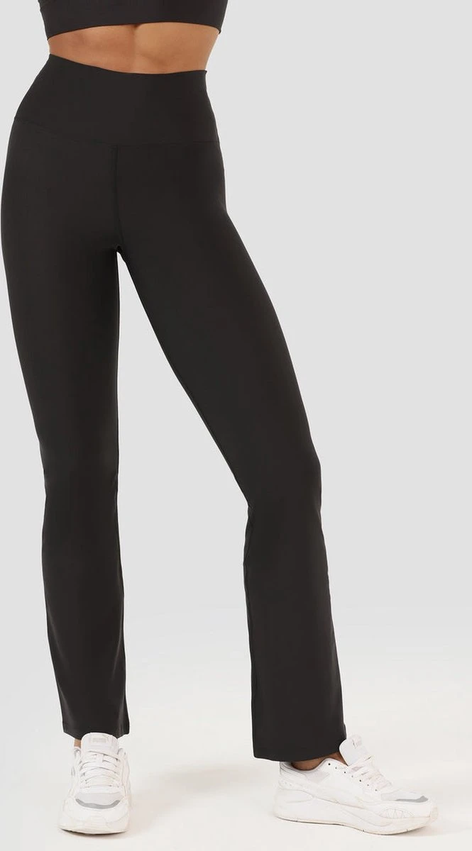 Superstacy Flared Sportlegging - Sportbroek Dames - Yoga Fitness Hardloop Broek - Hardloop - Pilates - Sportkleding Dames - Boksen - Boks - High Waist - Hoge Taille - Valt Klein - Zwart - Maat S 6 Superstacy Flared Sportlegging - Sportbroek Dames - Yoga Fitness Hardloop Broek - Hardloop - Pilates - Sportkleding Dames - Boksen - Boks - High Waist - Hoge Taille - Valt Klein - Zwart - Maat S - Afbeelding 4