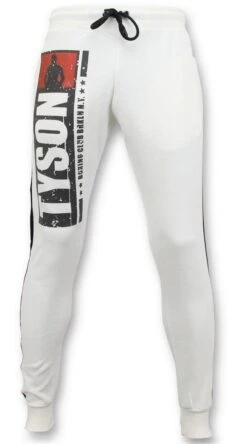 Exclusieve Heren Joggingpak - Iron Mike Tyson Boxing - Wit -Casio Verkoop 668x1200