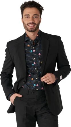OppoSuits PAC-MAN™ Shirt - Heren Overhemd - Casual Retro Game Shirt - Meerkleurig - Maat EU 41/42 -Casio Verkoop 669x1200 3