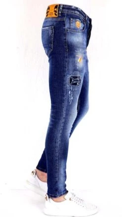 Exclusieve Broek Met Verfspatten Heren - 1006 - Blauw -Casio Verkoop 672x1200 4