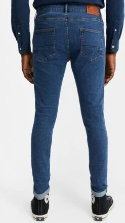 WE Fashion Heren Skinny Fit Comfort Stretch Jeans - Maat W32 X L34 -Casio Verkoop 674x1200 4