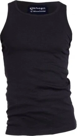 Garage 401 - Singlet Semi Bodyfit Ronde Hals Zwart M 100% Katoen 1x1 Rib -Casio Verkoop 680x1200 3