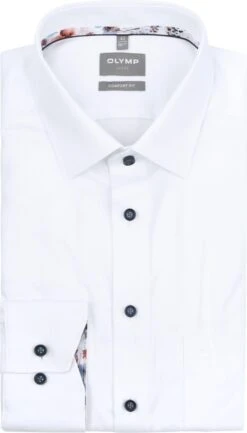 OLYMP - Overhemd Luxor Comfort Fit Wit - Maat 46 - Comfort-fit -Casio Verkoop 684x1200 1
