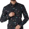 OppoSuits PAC-MAN™ Shirt - Heren Overhemd - Casual Retro Game Shirt - Meerkleurig - Maat EU 41/42 -Casio Verkoop 688x1200 3