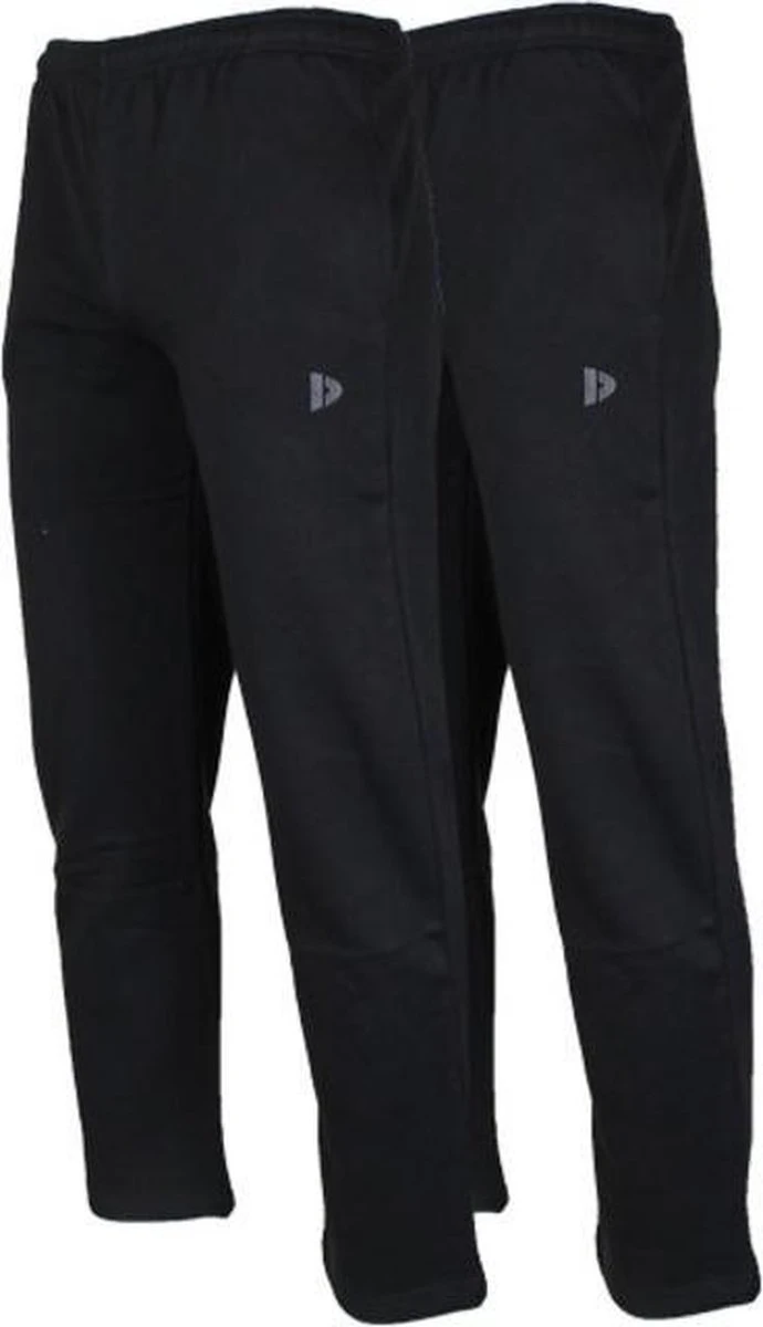 2-Pack Donnay Joggingbroek Rechte Pijp - Sportbroek - Heren - Maat XXXL - Zwart 3 2-Pack Donnay Joggingbroek Rechte Pijp - Sportbroek - Heren - Maat XXXL - Zwart