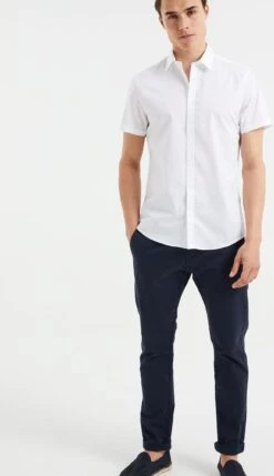 WE Fashion Heren Slim Fit Stretch Overhemd - Maat L -Casio Verkoop 691x1200 5